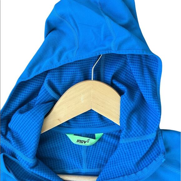 Inov 8 Technical Full Zip Sweat Wicking Hooded Running Lightweight Jacket Large - Picture 5 of 7